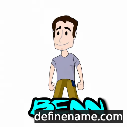 cartoon of the name Ben