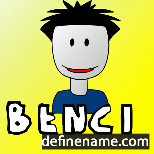 cartoon of the name Bence