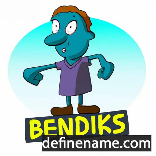 cartoon of the name Bendiks