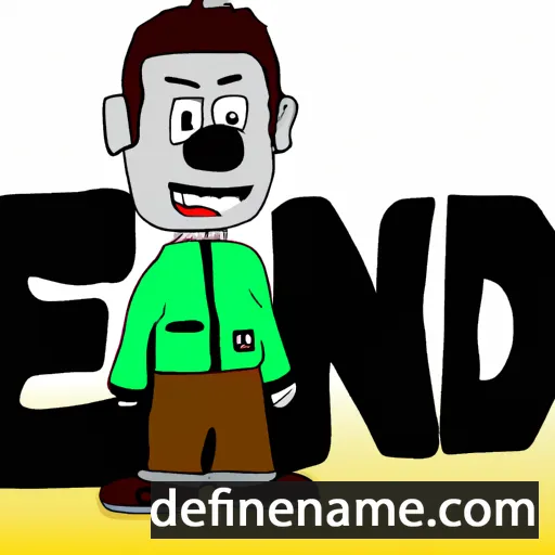 cartoon of the name Bendt