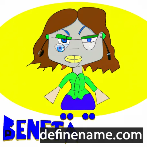 cartoon of the name Benedita