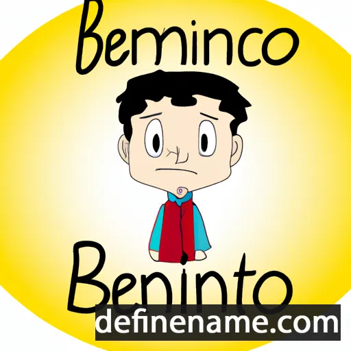 cartoon of the name Beniamino