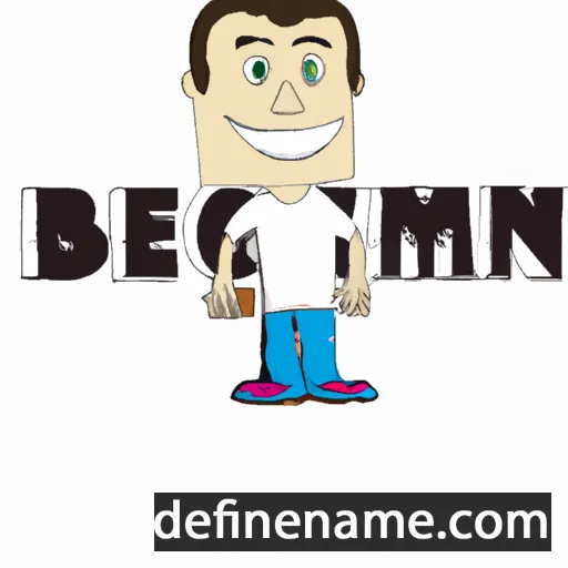 cartoon of the name Benjamim