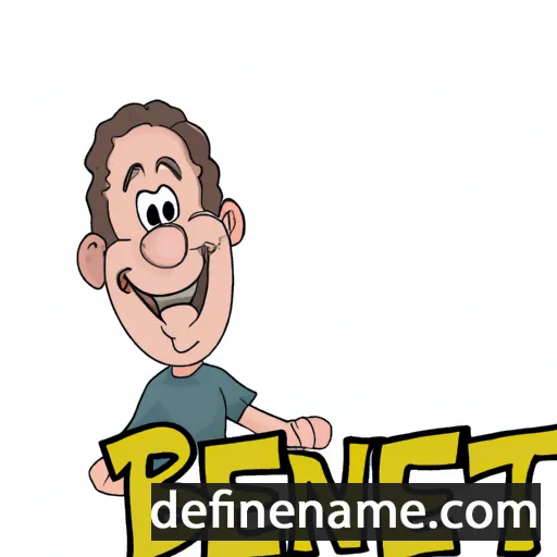 cartoon of the name Bennett