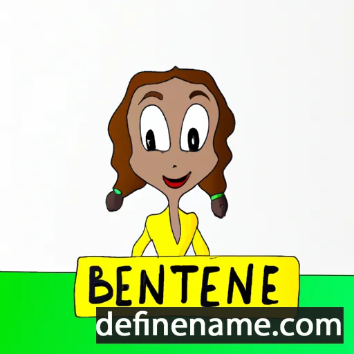 cartoon of the name Benoîte