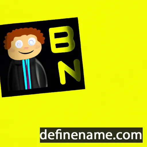 cartoon of the name Benson