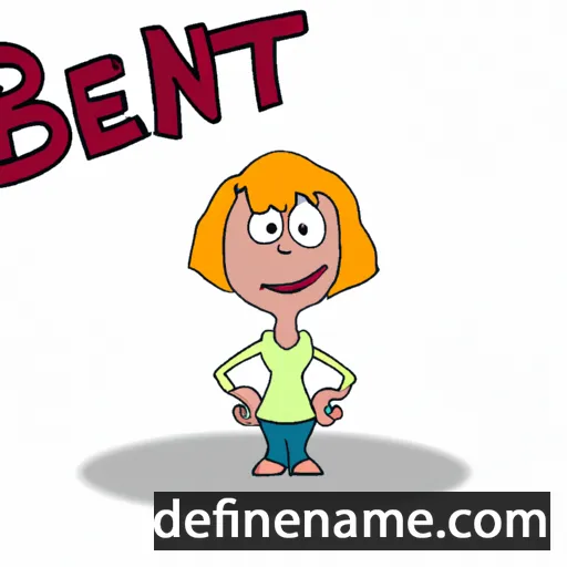 Bente cartoon