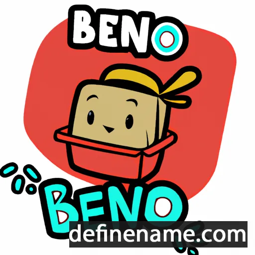 cartoon of the name Bento