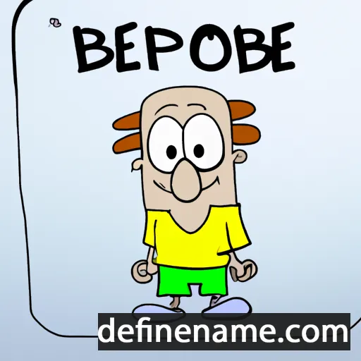 cartoon of the name Beppe