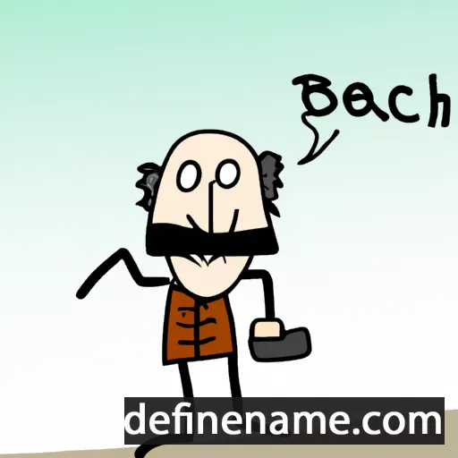 cartoon of the name Berach