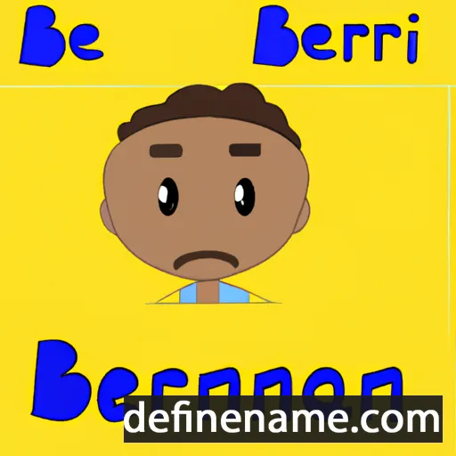 cartoon of the name Berhane