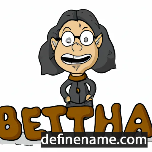 cartoon of the name Berhta