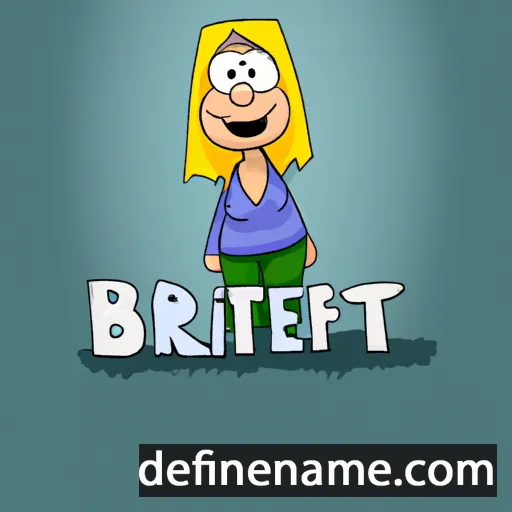 cartoon of the name Berit