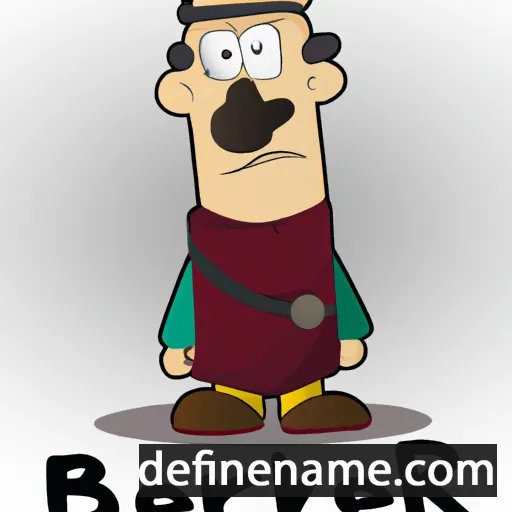 cartoon of the name Berker