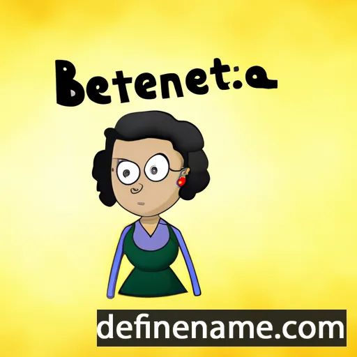 cartoon of the name Bernadetta