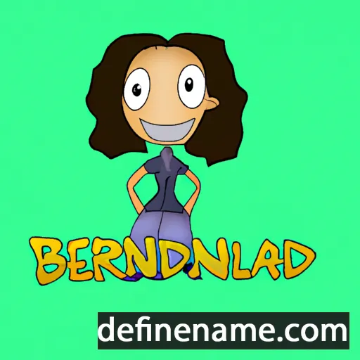 cartoon of the name Bernadine