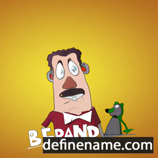 cartoon of the name Bernard