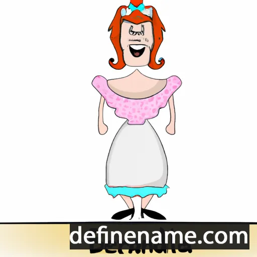 cartoon of the name Bernarda