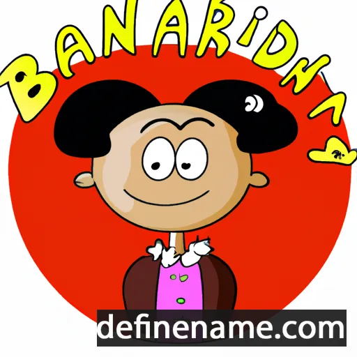 cartoon of the name Bernardine