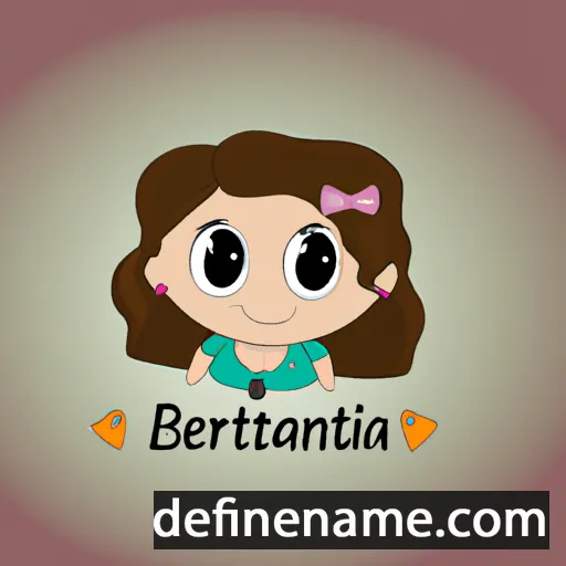 cartoon of the name Bernardita