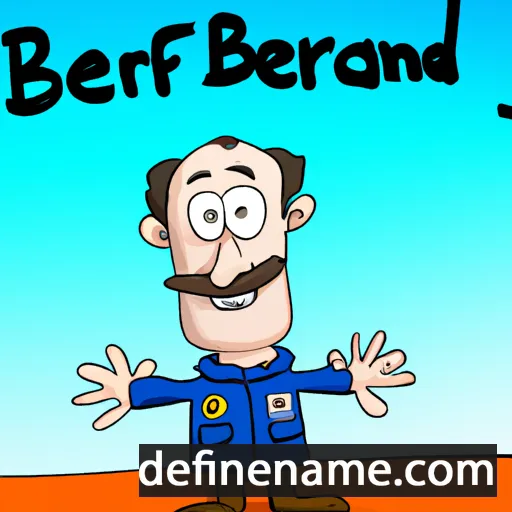 cartoon of the name Bernhard