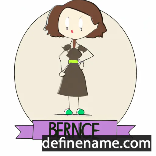 cartoon of the name Bernice