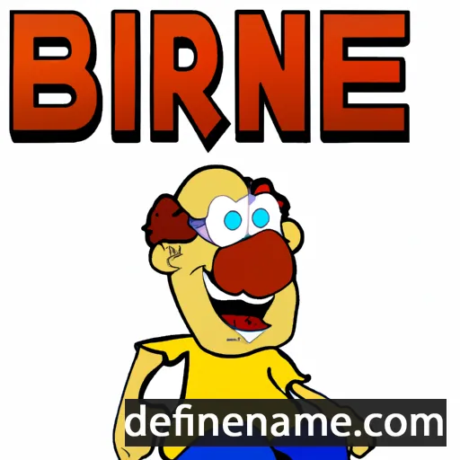 cartoon of the name Bernie