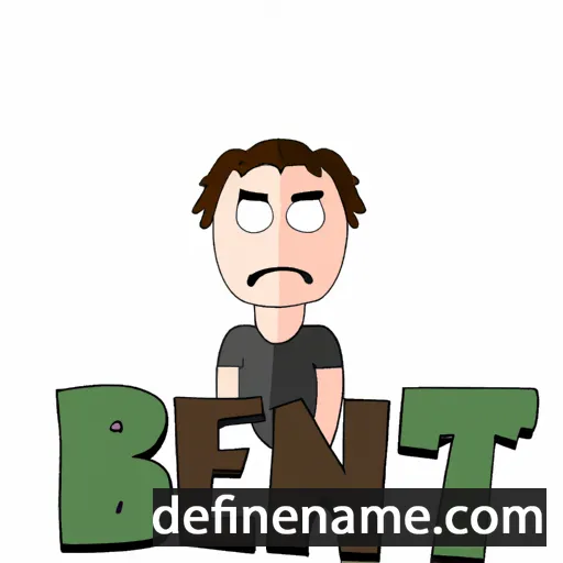 cartoon of the name Bernt