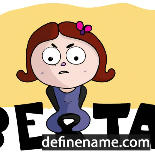 cartoon of the name Berta