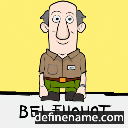 cartoon of the name Berthold