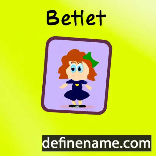 cartoon of the name Bertille