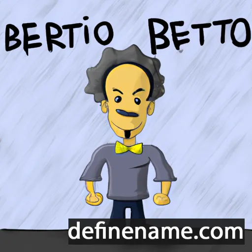 Bertilo cartoon