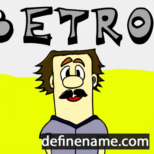 cartoon of the name Berto