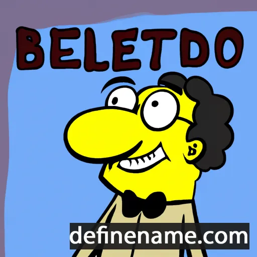 cartoon of the name Bertoldo