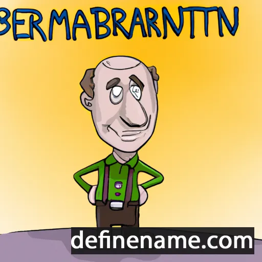 cartoon of the name Bertram