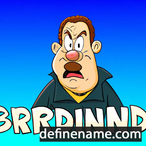 cartoon of the name Bertrand