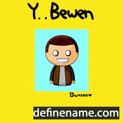 cartoon of the name Berwyn