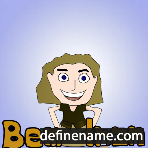 cartoon of the name Bethan