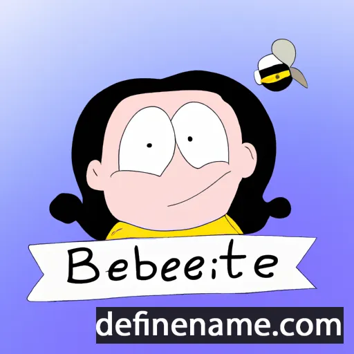 cartoon of the name Bethsabée