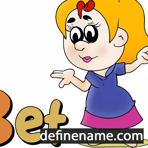 cartoon of the name Beti