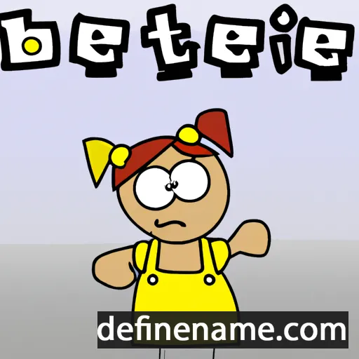 cartoon of the name Betje