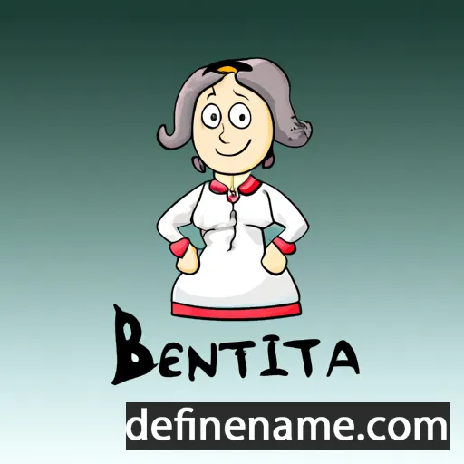 cartoon of the name Bettina