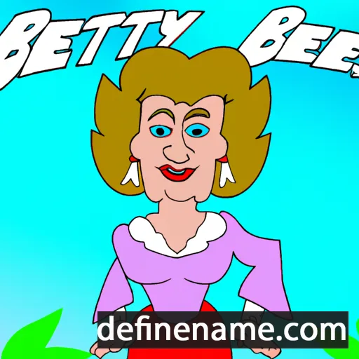 cartoon of the name Betty