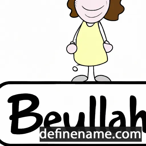 cartoon of the name Beulah