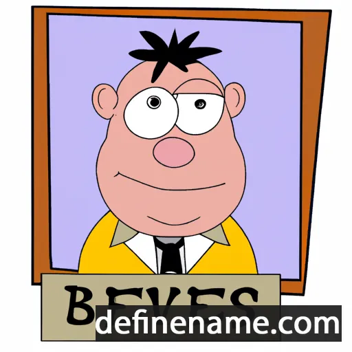 cartoon of the name Bevis