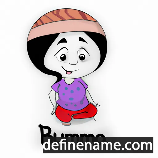 cartoon of the name Bhumi