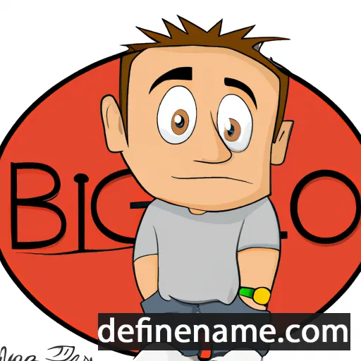 cartoon of the name Biaggio