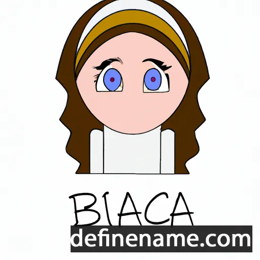 cartoon of the name Bianca