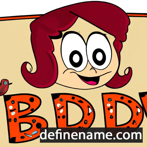 cartoon of the name Biddy