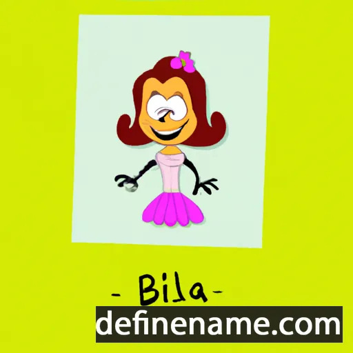 cartoon of the name Bidelia